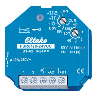 Eltako Funkaktor Stromstoßschalt. FSR61/8-24V UC
