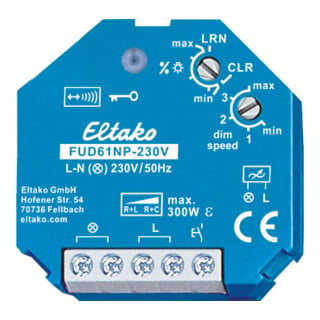 Eltako Funkaktor Universal Dimmschalter FUD61NP-230V