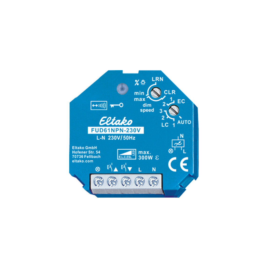 Eltako Funkaktor Universal Dimmschalter FUD61NPN-230V