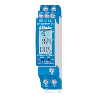 ELTAKO Horloge programmable 2 canaux Bluetooth SU12DBT/1+1-UC