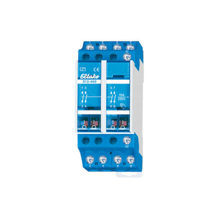 Eltako Interrupteur à impulsion 4S, 16A, 230V/AC S12-400-230V