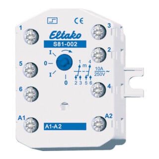Eltako Interrupteur à impulsion pour encastré/surface 2U 10A S81-002-230V