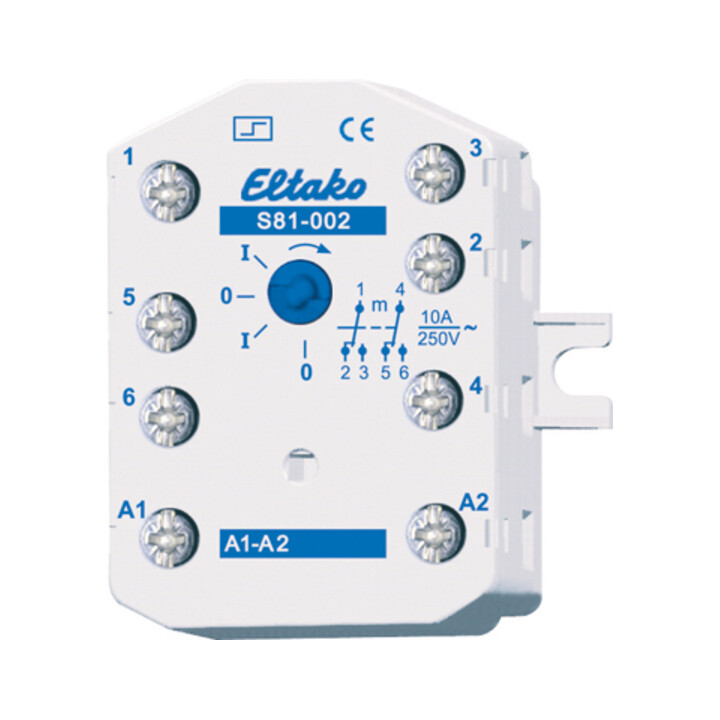 Eltako Interrupteur à impulsion pour encastré/surface 2U 10A S81-002-230V