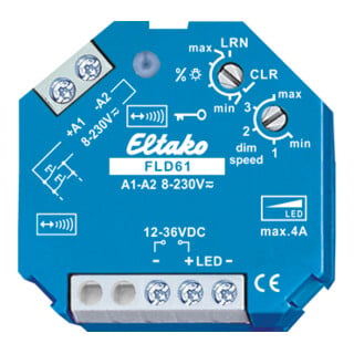 Eltako Module radio variateur PWM-LED, 12-36VDC, 4A FLD61