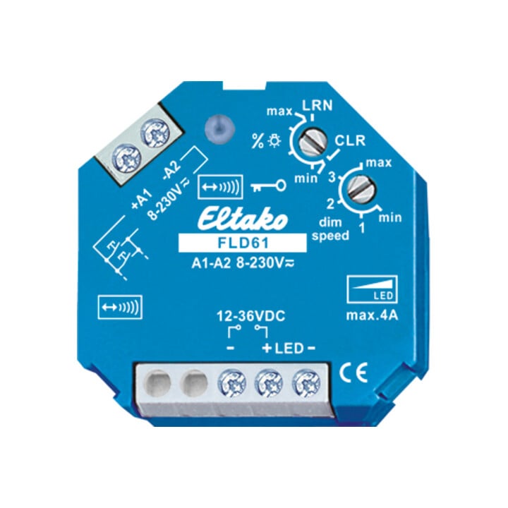 Eltako Module radio variateur PWM-LED, 12-36VDC, 4A FLD61