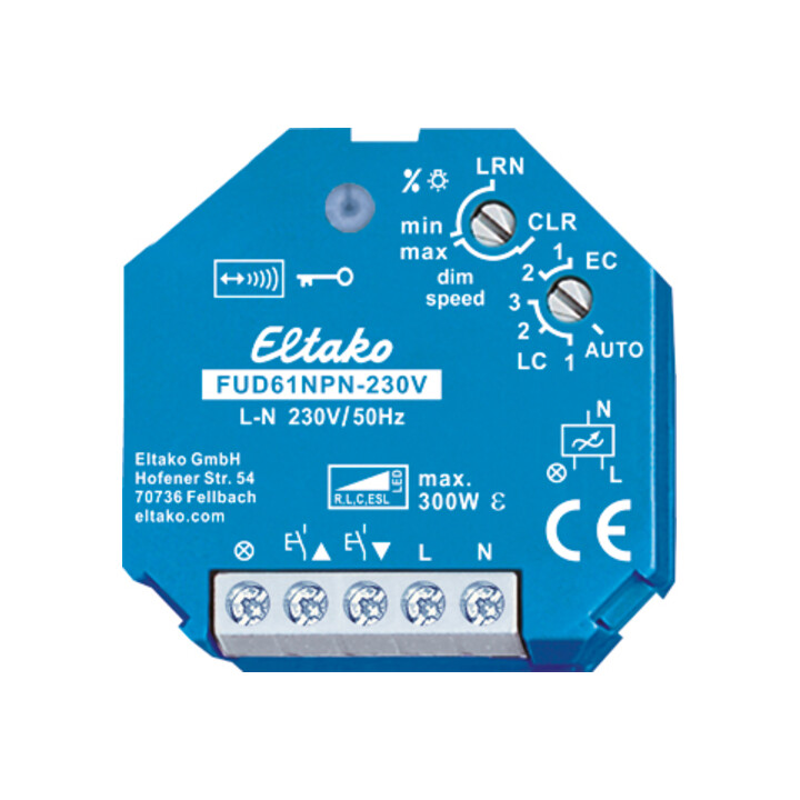 Eltako Module radio variateur universel FUD61NPN-230V