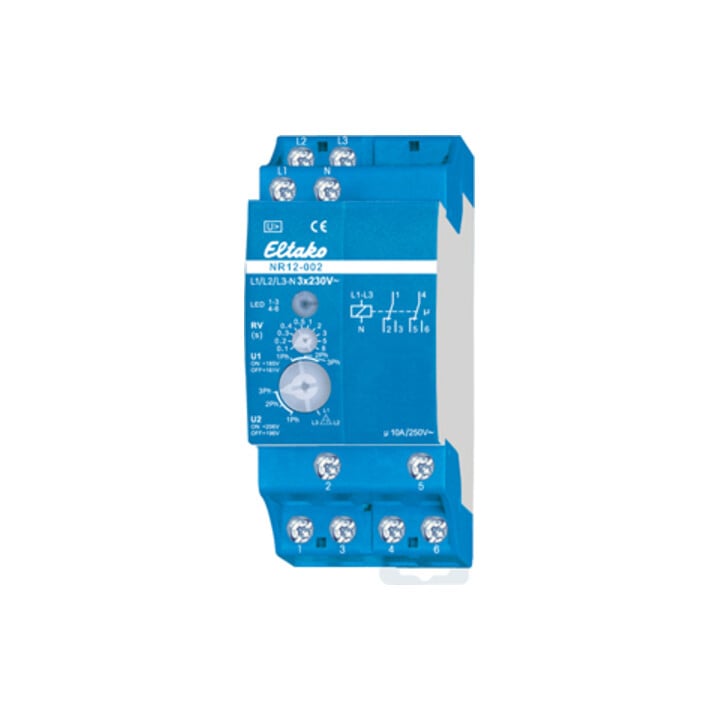 Eltako Netzüberwachungsrelais 2W pot.frei 10A/250V NR12-002-3x230V
