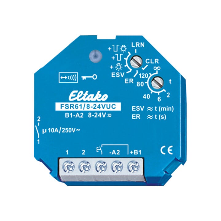 Eltako Récepteur radio à impulsion FSR61/8-24V UC