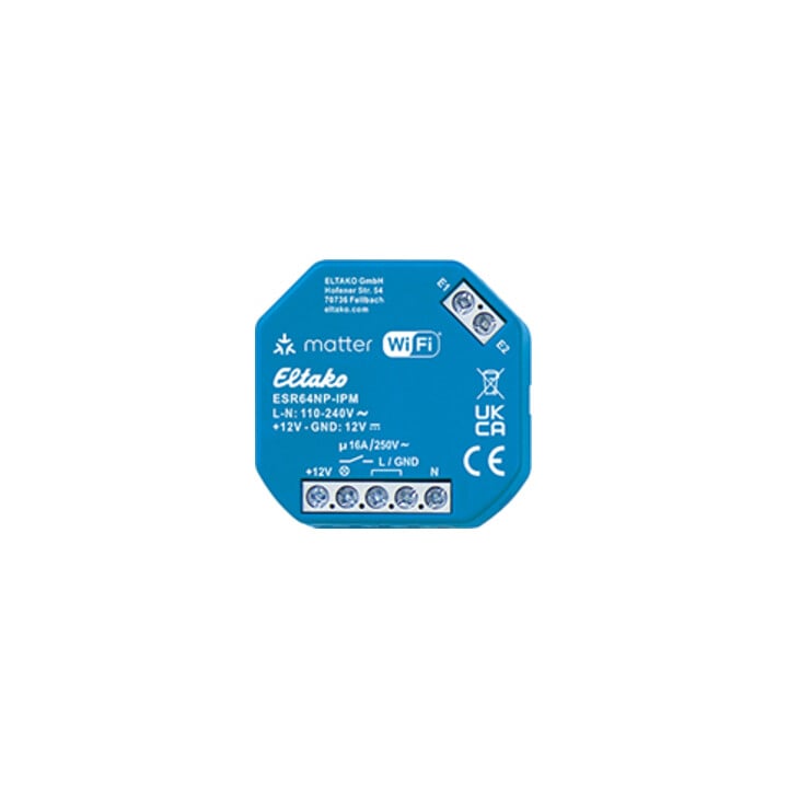 ELTAKO Relais à impulsion ESR64NP-IPM Mat sans fil via Wi-Fi