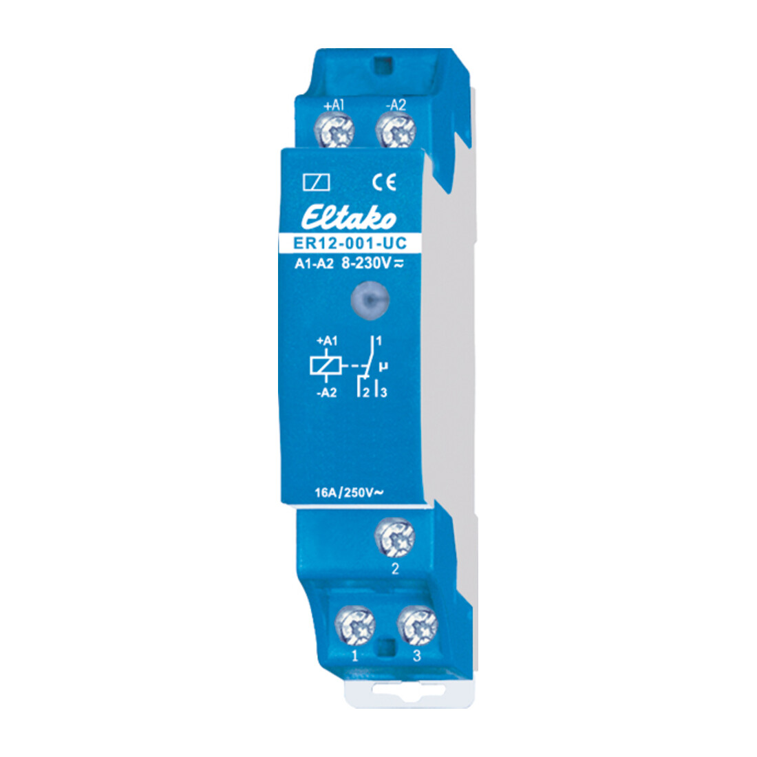 Eltako Steuerrelais f.Reihen-EB 1W pot.frei 16A/250V ER12-001-UC