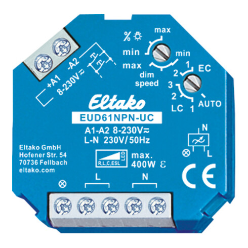 Eltako Stromstoß-Dimmschalter EUD61NPN-UC