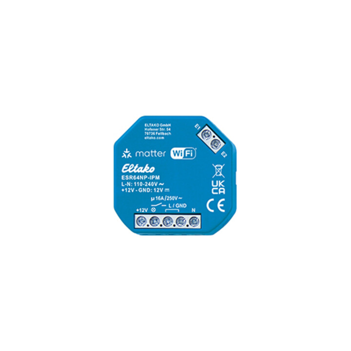 ELTAKO Stromstoß-Schaltrelais ESR64NP-IPM Matter über Wi-Fi