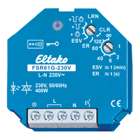 Eltako Stromstoß-Schaltrelais geräuschlos FSR61G-230V