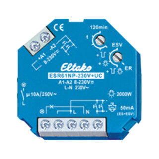 Eltako Stromstoßschalter 1S nicht pot.frei 10A ESR61NP-230V+UC