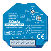 Eltako Universal-Dimmschalter Mindestlast nur 4W EUD61NPL-230V-4