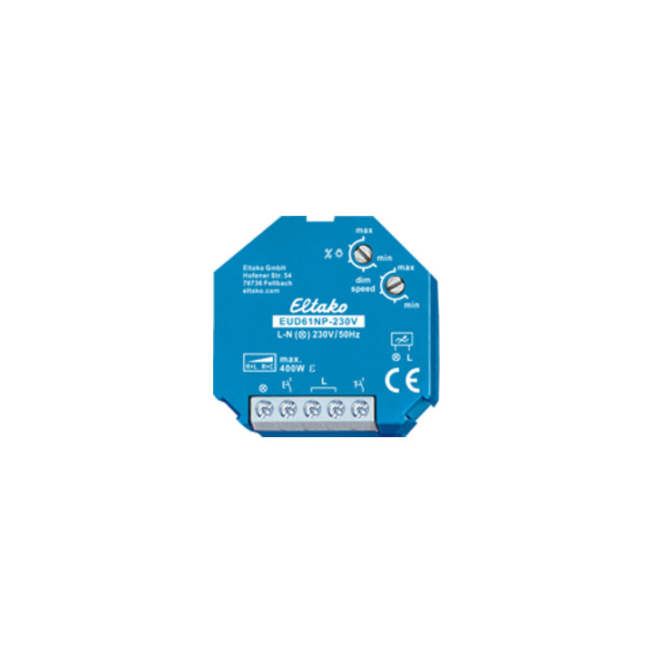 Eltako Variateur universel sans neutre pour R+L+C-charge. EUD61NP-230V