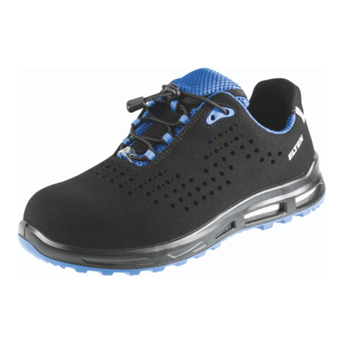 ELTEN Calzatura bassa nera/blu IMPULSE XXT blue Low ESD, S1, Taglia UE: 39