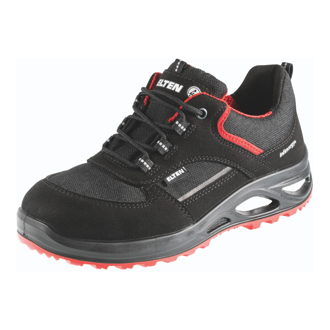 Elten Scarpe basse HANNAH XXTL low ESD, S3 nero/rosso