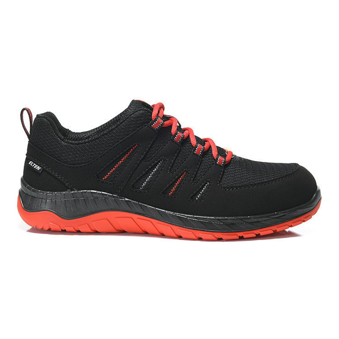Elten Scarpa bassa nero/rosso MADDOX ESD, S3