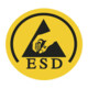 Elten Scarpa bassa nero/rosso MADDOX ESD, S3-5