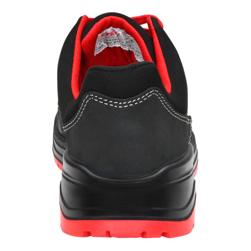 Elten Scarpa di sicurezza MAVERICK, nero-rosso, Low ESD S3