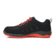 Elten Chaussure basse MADDOX Low ESD, noir-rouge, S3, 39
