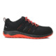 Elten Chaussure basse MADDOX Low ESD, noir-rouge, S3, 44