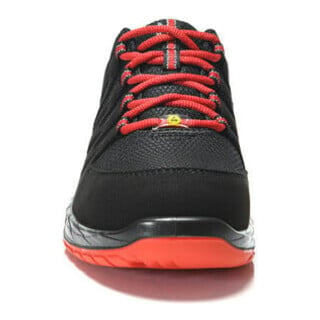 Elten Chaussure basse MADDOX noir-rouge ESD, S3