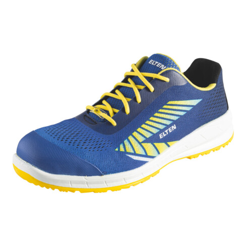 ELTEN Chaussures basses bleues/jaunes Larkin XXSports blue Low ESD, S1P, Pointure EU: 39
