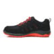 Elten Halbschuh MADDOX Low ESD, schwarz-rot, S3, 39