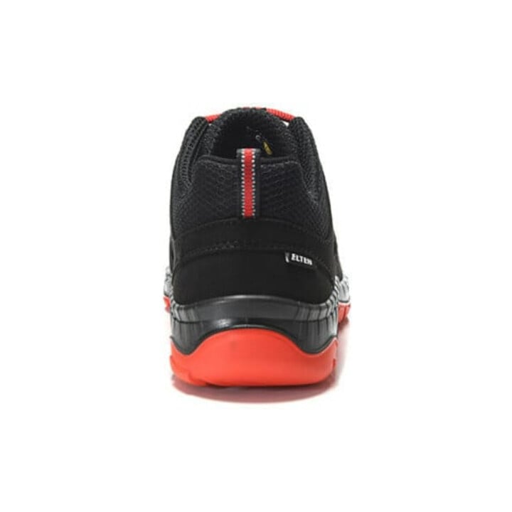 Elten Halbschuh MADDOX Low ESD, schwarz-rot, S3, 43