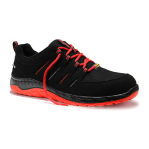 Elten Halbschuh schwarz-rot MADDOX black-red Low ESD, S3
