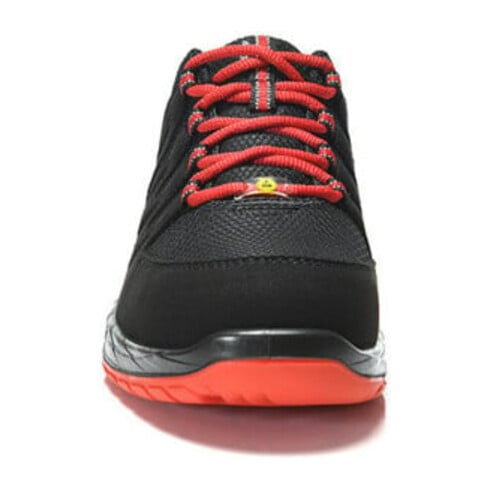 Elten Halbschuh schwarz-rot MADDOX black-red Low ESD, S3