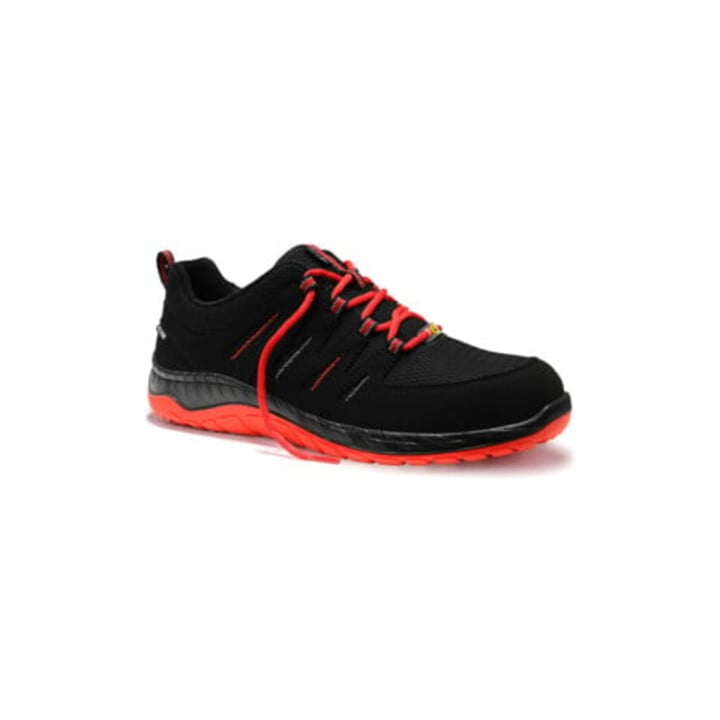 Elten Halbschuh MADDOX Low ESD, schwarz-rot, S3, 46