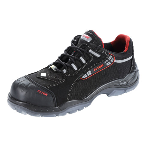 Elten Halbschuh schwarz/rot SENEX PRO ESD, S3, EU-Schuhgröße: 38