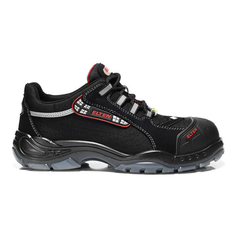 Elten Halbschuh schwarz/rot SENEX PRO ESD, S3, EU-Schuhgröße: 38