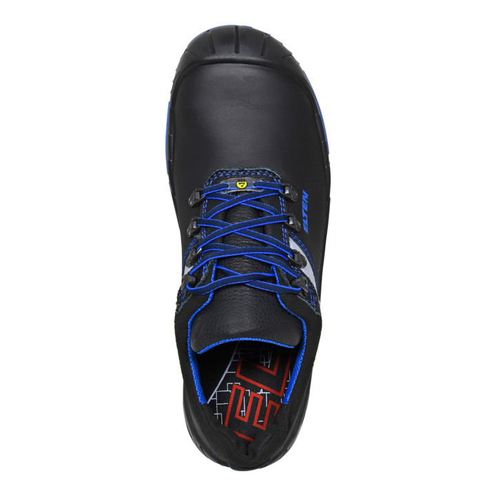 ELTEN Laag model schoen zwart/blauw ALESSIO Low ESD, S3, EU-schoenmaat: 39