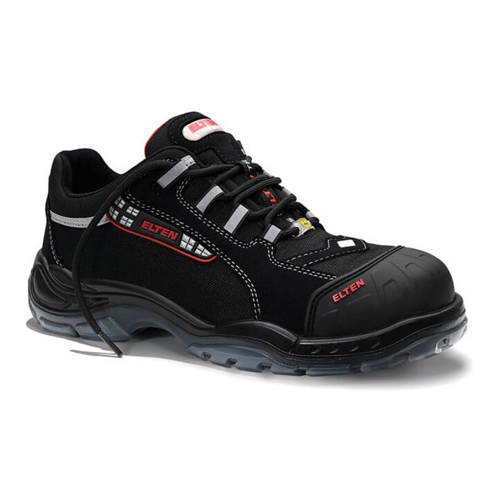 ELTEN Laag model schoen zwart/rood SENEX PRO ESD, S3, EU-schoenmaat: 38
