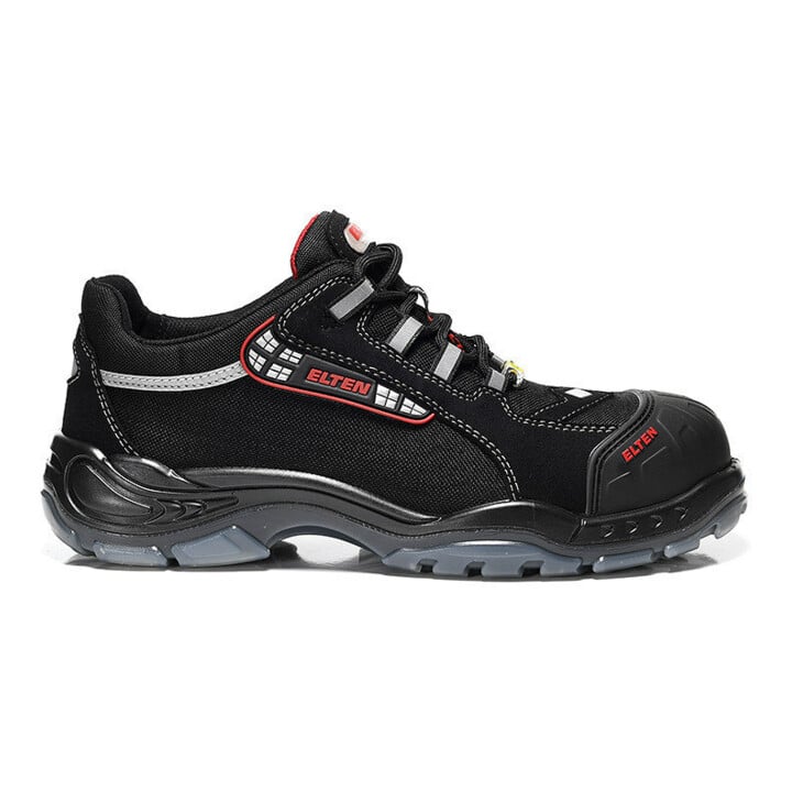 ELTEN Laag model schoen zwart/rood SENEX PRO ESD, S3, EU-schoenmaat: 38