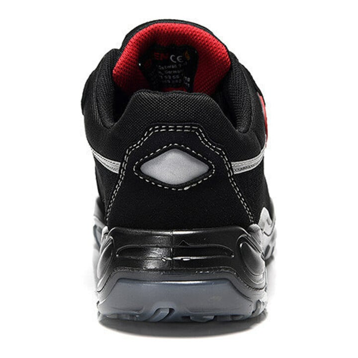 ELTEN Laag model schoen zwart/rood SENEX PRO ESD, S3, EU-schoenmaat: 38