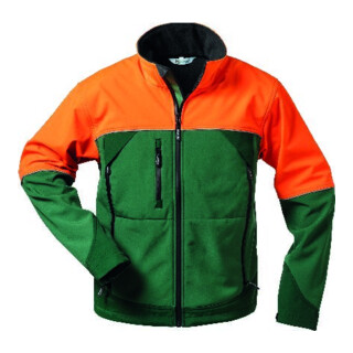Elysee Forstjacke Sanddorn, Soft shell,Gr.S,grün/orange