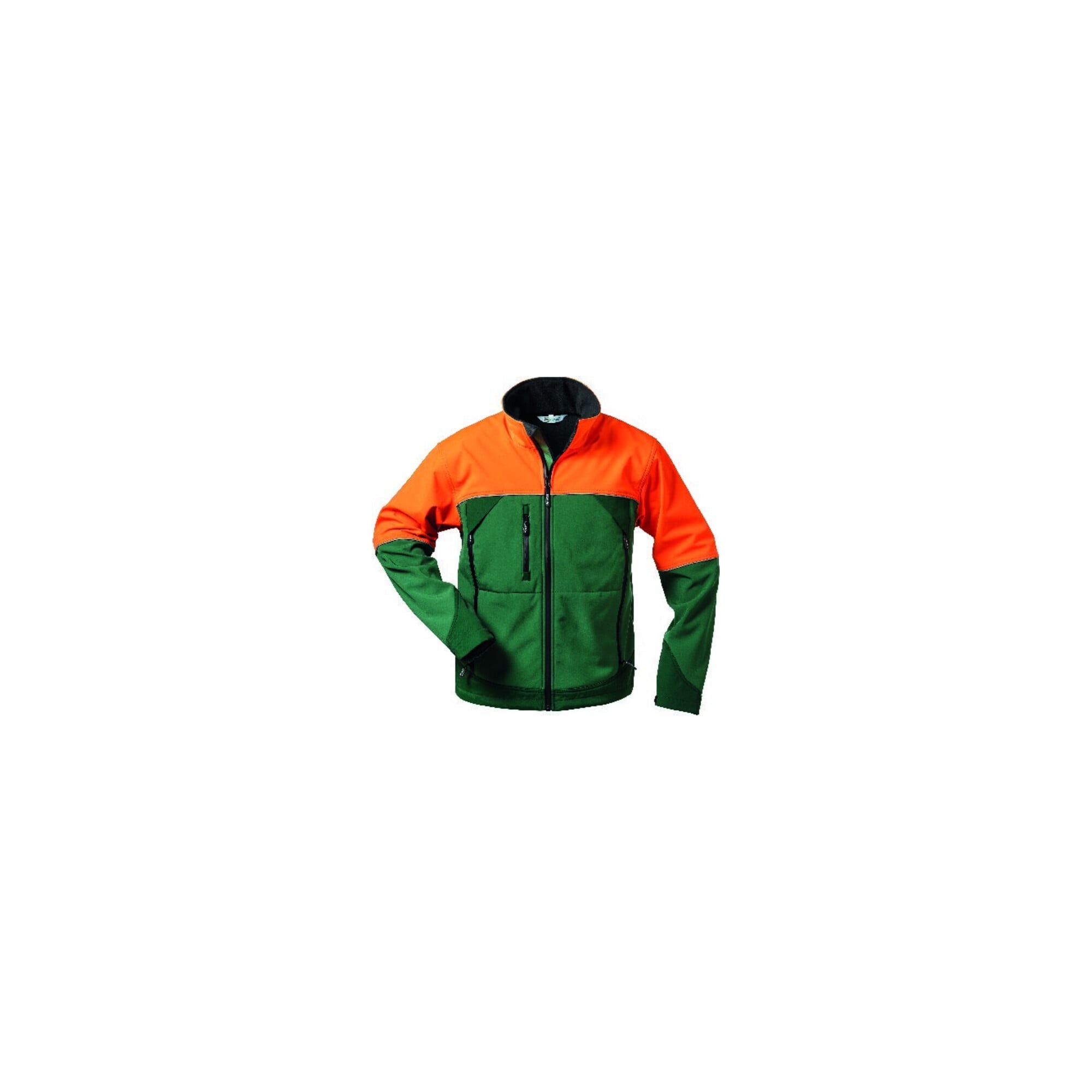 Elysee Forstjacke Sanddorn, Soft shell,Gr.S,grün/orange