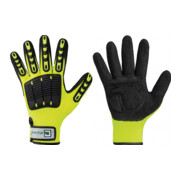 Elysee Handschuhe Resistant Vinyl leuchtend gelb/schwarz