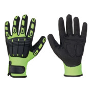 Elysee Handschuhe Resistant Vinyl leuchtend gelb/schwarz