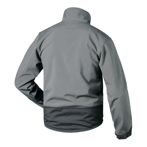 Elysee Jacke Beta, Softshell, Gr. 3XL, grau/schwarz