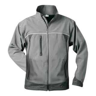 Elysee Jacke Beta, Softshell, Gr. L, grau/schwarz