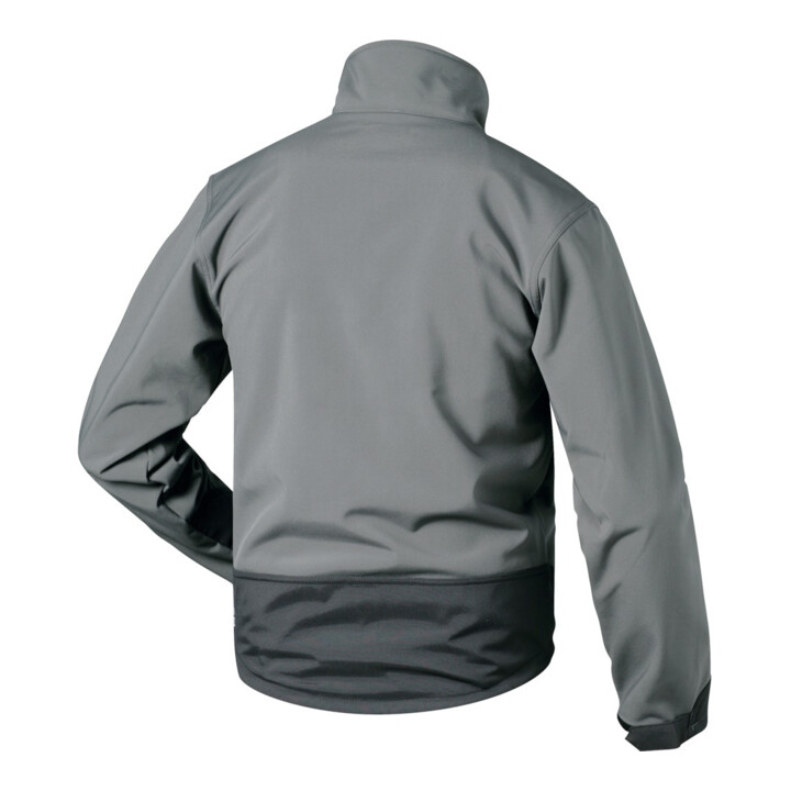 Elysee Jacke Beta, Softshell, Gr. XL, grau/schwarz