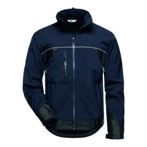Elysee Jacke Gamma, Softshell, Gr. S, marine/schwarz