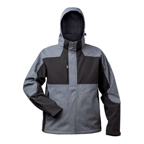 Elysee Softshell Veste Tau T. S, gris/noir