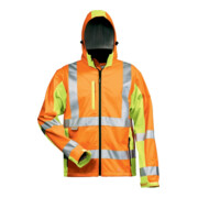 Elysee Warnjacke Hoss,Softshell, Gr. XL, orange/gelb